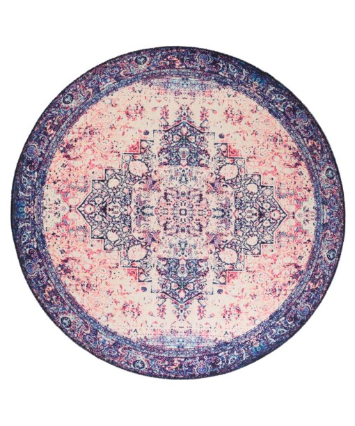 Rond Vintage Vloerkleed Fade No Multi Tapeso