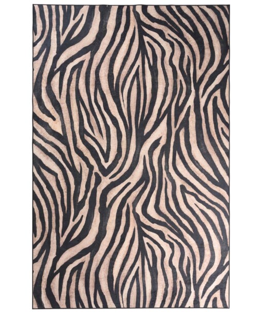 Vloerkleed zebra grijs crème Tapeso