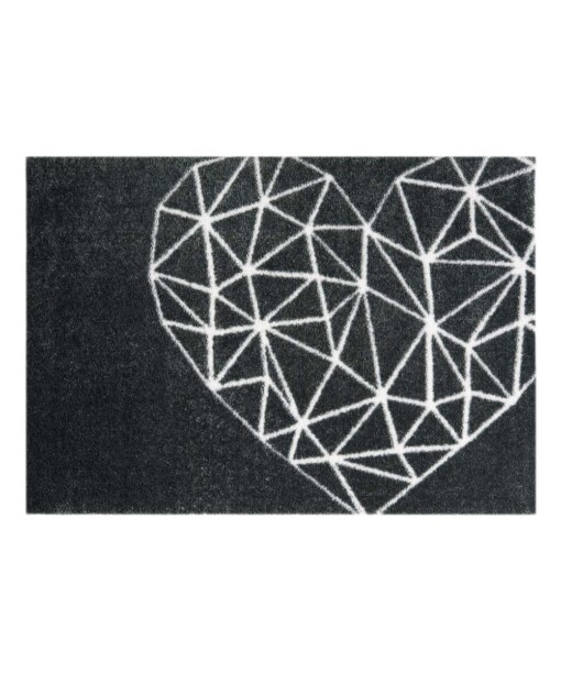 Deurmat Geometric Heart 102866 - overzicht boven