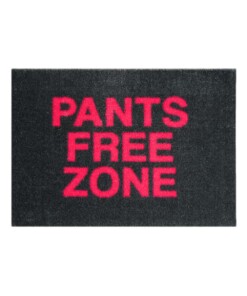 Deurmat "Pants Free Zone" Wasbaar 30 °C 102870 - overzicht boven