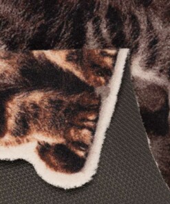 Deurmat Kerst Katten Wasbaar 30°C Speciale Vorm - close up