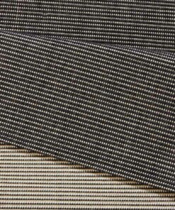 Balkonkleed effen Match - zwart - close up