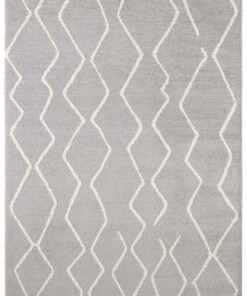 Design vloerkleed Vienne Elle Decoration - grijs/crème - overzicht boven