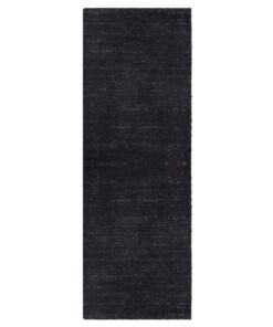 Loper hoogpolig Orly Elle Decoration - antraciet/zwart - overzicht boven