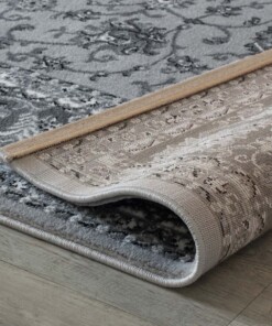 Design perzisch tapijt Royalty - grijs - close up vouw