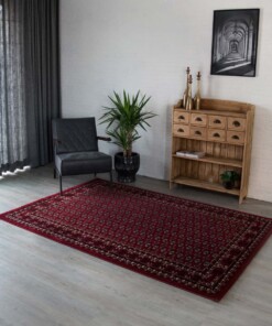 Design perzisch tapijt Royalty - Oud klassiek rood - sfeer