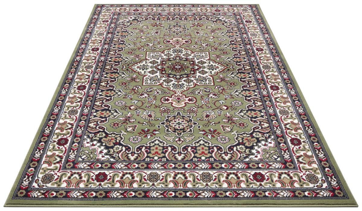 Keizer briefpapier Herhaald Perzisch tapijt Parun Täbriz - groen | Tapeso