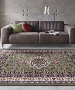 Perzisch tapijt Parun Täbriz - groen - sfeer