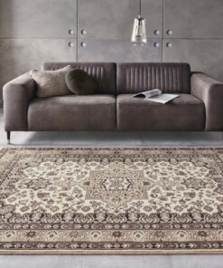 Perzisch tapijt Parun Täbriz - beige - sfeer