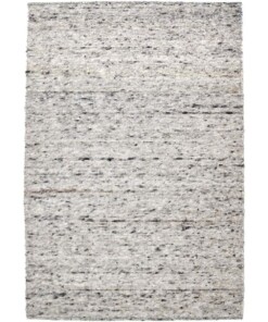 Wollen vloerkleed handweef Ylva - grijs - overzicht boven