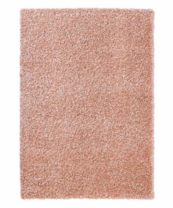 Hoogpolig vloerkleed effen Classic - roze - overzicht boven