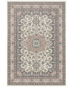 Perzisch tapijt Parun Täbriz - crème/roze - overzicht boven