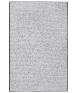 Effen vloerkleed Fineloop Comfort - grijs/antraciet - overzicht boven
