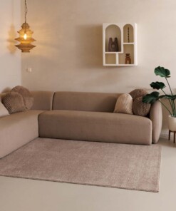 Laagpolig vloerkleed Fine - beige