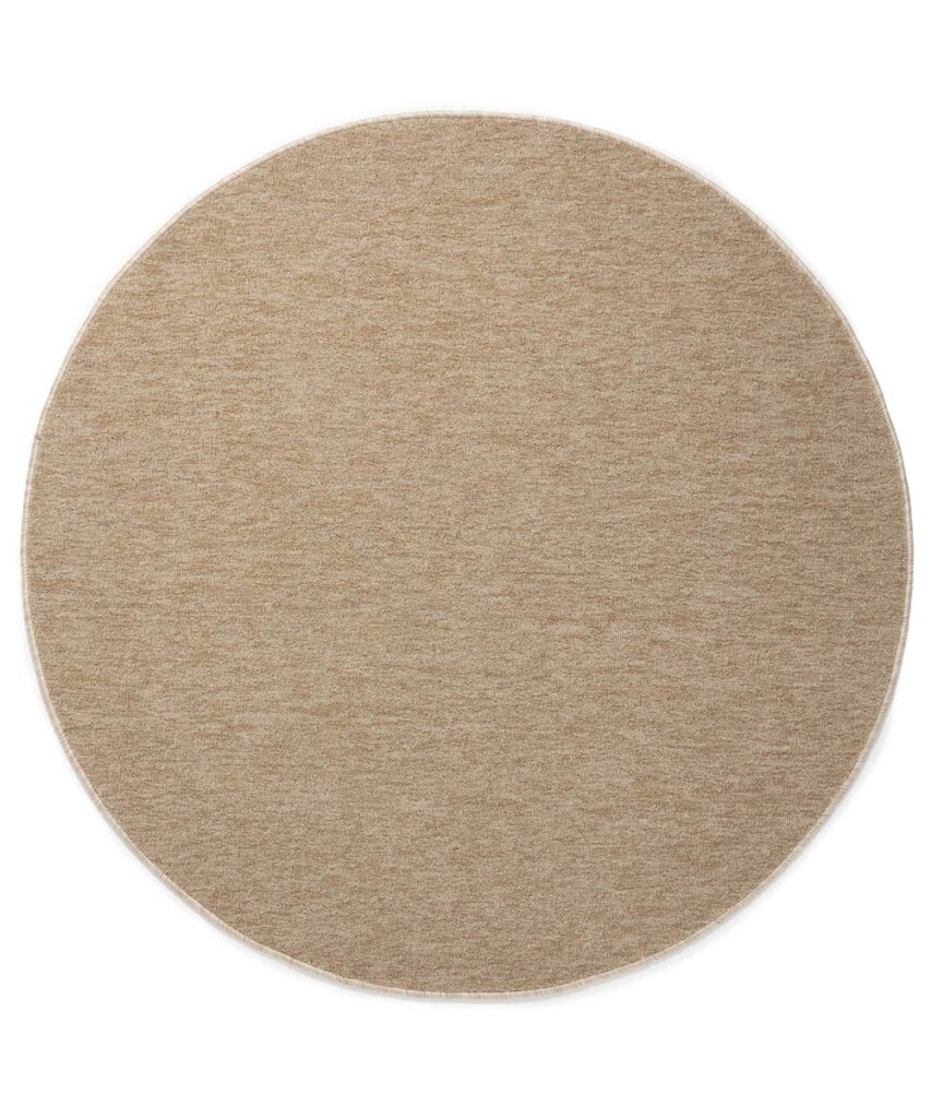 Rond Vloerkleed Lush Beige Tapeso