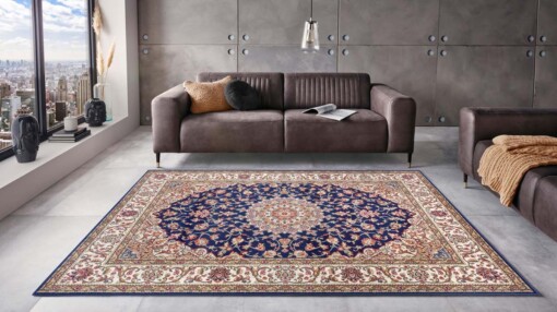 Perzisch tapijt - Zuhr marineblauw - sfeer