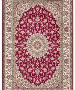 Perzisch tapijt - Zuhr rood - overzicht boven