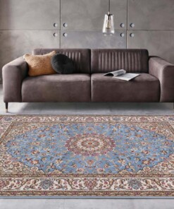 Perzisch tapijt - Zuhr lichtblauw - sfeer