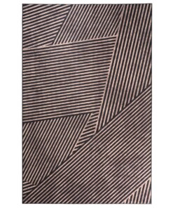 Design vloerkleed wasbaar - Moderna zwart/goud - overzicht boven