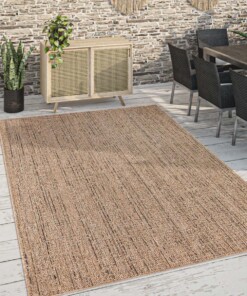 Jute buitenkleed - Lobe beige - sfeer