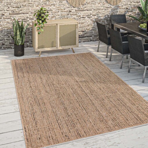 Jute buitenkleed - Lobe beige - sfeer