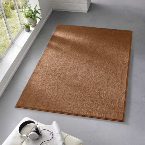 Laagpolig vloerkleed - Bliss terracotta - sfeer