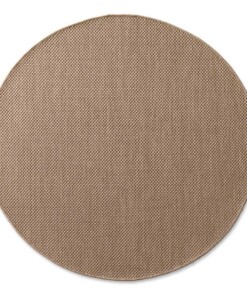 Rond buitenkleed - Elara beige - overzicht