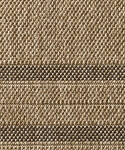 Jute buitenkleed  lijstmotief - Elara beige - close up