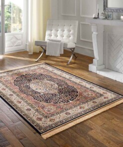 Perzisch tapijt - Regal Ariadne donkerblauw - sfeer