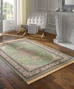 Perzisch tapijt - Regal Victor groen - sfeer