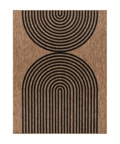 Jute buitenkleed - Serenity beige/zwart