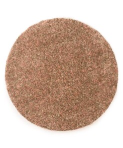 Rond hoogpolig vloerkleed - Blend roze/beige - overzicht