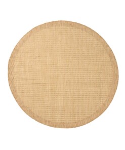 Buitenkleed rond - Coastal beige - overzicht