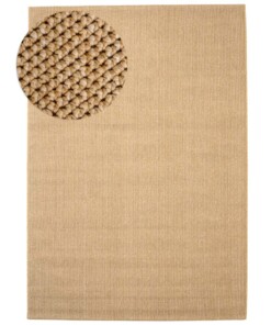 Laagpolig vloerkleed - Loom beige - overzicht